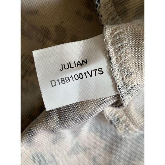 Diane Von Furstenberg Julian Silk Jersey Wrap Dress Black, White Size 6 - Picture 7 of 12